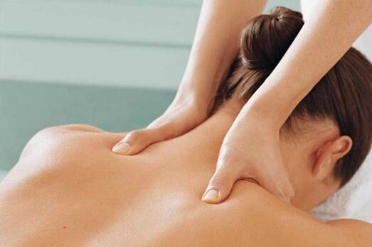 Zervikale Osteochondrose -Massage