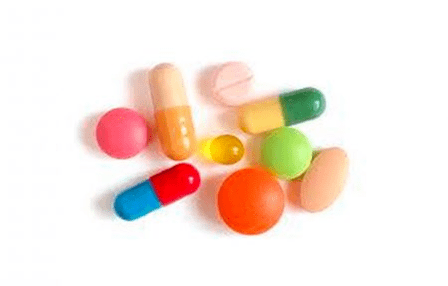 Tabletten zur Schmerzbehandlung bei Fingern